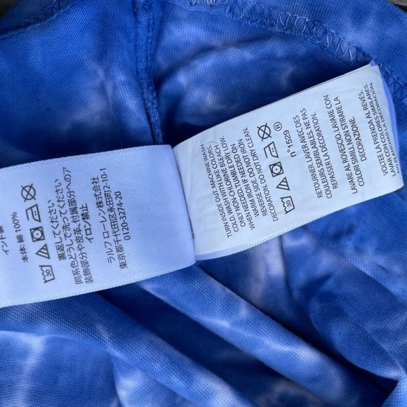 Polo Ralph Lauren Kids Boys Tee Crew Neck T Shirt Blue Top Size 4 Polo RL 67 - Picture 8 of 10